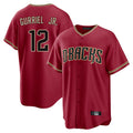 Arizona Diamondbacks #12 Lourdes Gurriel Jr Player Red Fotopoulosg Home Game Stitched Jerseys