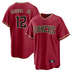 Arizona Diamondbacks #12 Lourdes Gurriel Jr Player Red Fotopoulosg Home Game Stitched Jerseys