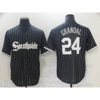 Chicago White Sox #24 Grandal City Edition Black Fotopoulosg Game 2021 Jerseys