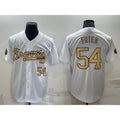Atlanta Braves #54 Max Fried Number White Fotopoulosg 2022 All Star Stitched Cool Base Jersey