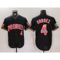 San Diego Padres #4 Luis Arraez Black Fotopoulosg Mexico Cool Base Stitched Jersey