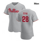 Philadelphia Phillies #28 Alec Bohm Gray Fotopoulosg Road 2020 Authentic Player Jersey