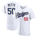 Los Angeles Dodgers #50 Mookie Betts Player Gold White Fotopoulosg 2026 Collection Stadium Limited Elite Stitched Jerseys