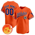 Custom Oakland Athletics x Dragon Ball Orange Fotopoulosg Vapor Premier Limited Jersey - All Stitched