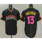San Diego Padres #13 Manny Machado Black Fotopoulosg 20th Anniversary Cool Base Stitched Jersey