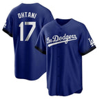 Los Angeles Dodgers #17 Shohei Ohtani Player Royal Fotopoulosg City Connect Home Game Stitched Jerseys
