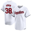 Cleveland Guardians #38 Steven Kwan White Fotopoulosg Home Limited Stitched Jersey1