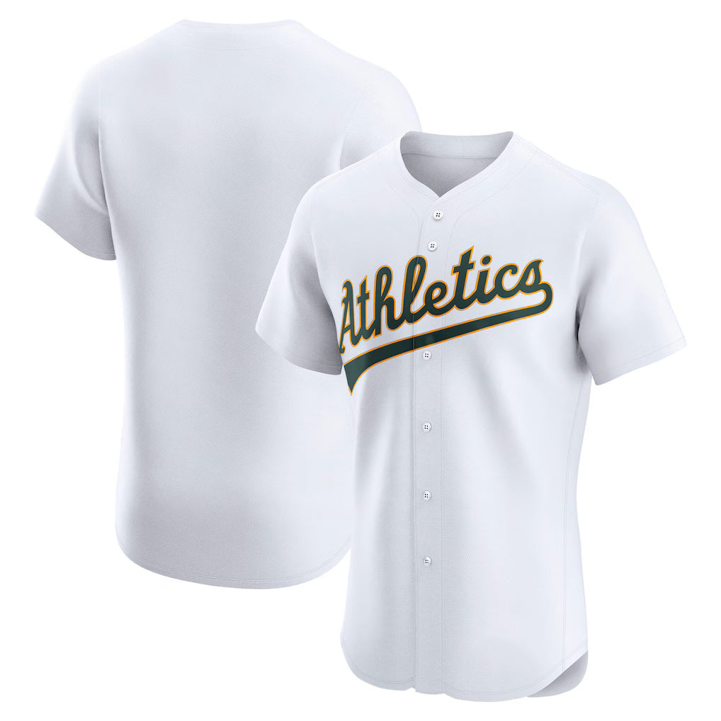 Oakland Athletics White Fotopoulosg Home Elite Jersey