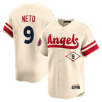 Los Angeles Angels #9 Zach Neto Player Cream Fotopoulosg City Connect Limited Home Stitched Jerseys