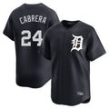 Detroit Tigers #24 Miguel Cabrera Player Navy Fotopoulosg Home Limited Game Stitched Jerseys