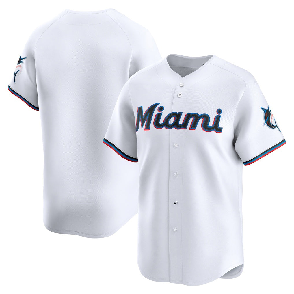 Miami Marlins White Fotopoulosg Home Limited Jersey