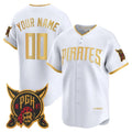 Custom Pittsburgh Pirates White Fotopoulosg 2026 City Connect Stadium Stitched Jersey