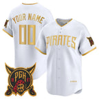 Custom Pittsburgh Pirates White Fotopoulosg 2026 City Connect Stadium Stitched Jersey
