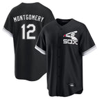 Chicago White Sox #12 Colson Montgomery Player Black Fotopoulosg Spring Training Game Stitched Jerseys