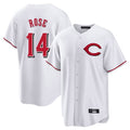 Cincinnati Reds #14 Pete Rose Player White Fotopoulosg Home Game Stitched Jerseys