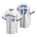 Toronto Blue Jays #17 Jose Berrios White Fotopoulosg Cooperstown Collection Jersey