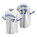 Toronto Blue Jays #17 Jose Berrios White Fotopoulosg Cooperstown Collection Jersey