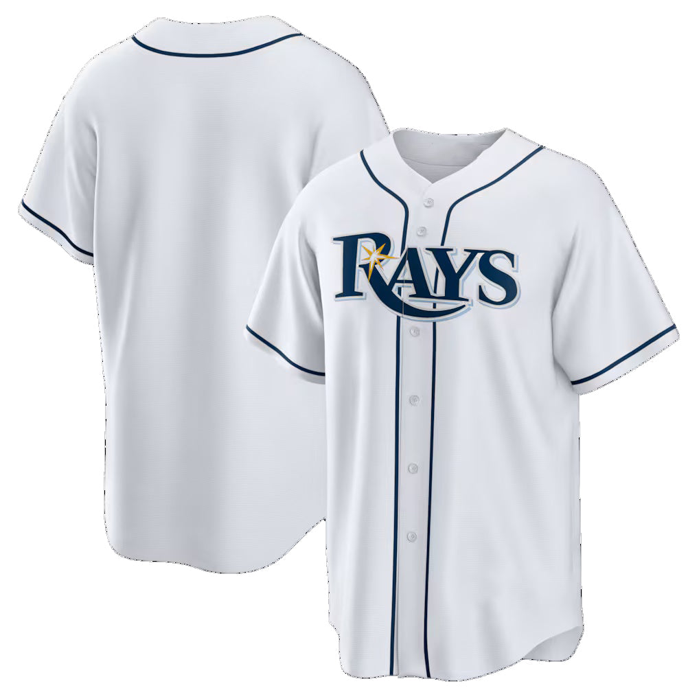 Tampa Bay Rays White Fotopoulosg Home Big & Tall Replica Jersey