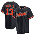 Detroit Tigers #13 Dillon Dingler Player Navy Fotopoulosg Home Game Stitched Jerseys