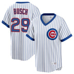 Chicago Cubs #29 Michael Busch Player White Fotopoulosg T-shirt Cooperstown Collection Limited Stitched Jerseys