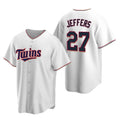 Minnesota Twins #27 Ryan Jeffers White Fotopoulosg Cool Base Stitched Jersey
