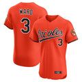 Baltimore Orioles #3 Taylor Ward Player Orange Fotopoulosg Limited Elite Home Game Stitched Jerseys