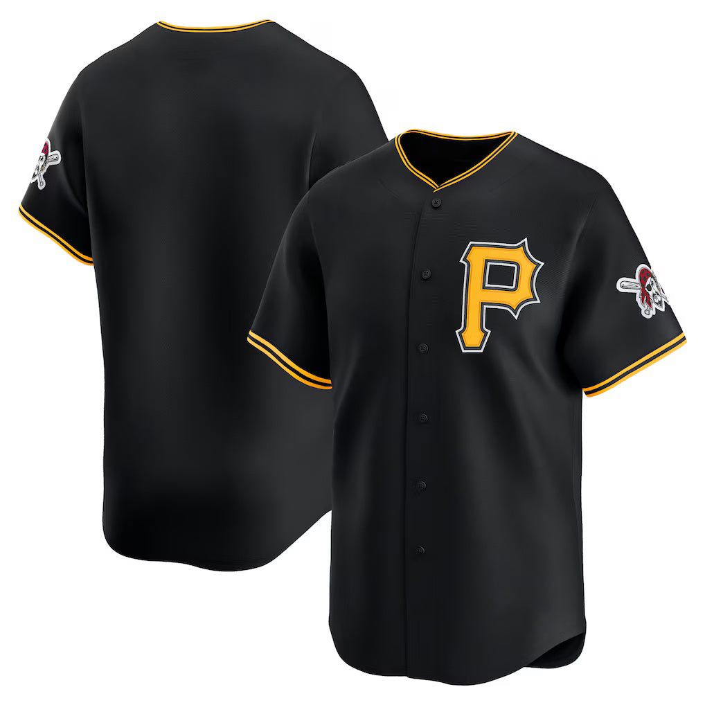 Pittsburgh Pirates Black Fotopoulosg Alternate Limited Jersey
