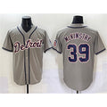 Detroit Tigers #39 Zach McKinstry Gray Fotopoulosg Cool Base Stitched Jersey