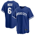 Kansas City Royals #6 Jonathan India Player Royal Fotopoulosg Game Home Stitched Jerseys