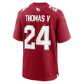 A.Cardinals #24 Starling Thomas V Cardinal Fotopoulosg Team Game Jersey