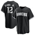 Arizona Diamondbacks #12 Lourdes Gurriel Jr Player Black Fotopoulosg Game Home Stitched Jerseys