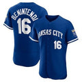 Kansas City Royals #16 Andrew Benintendi Blue Fotopoulosg Flex Base Stitched Jersey