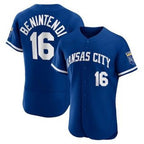 Kansas City Royals #16 Andrew Benintendi Blue Fotopoulosg Flex Base Stitched Jersey