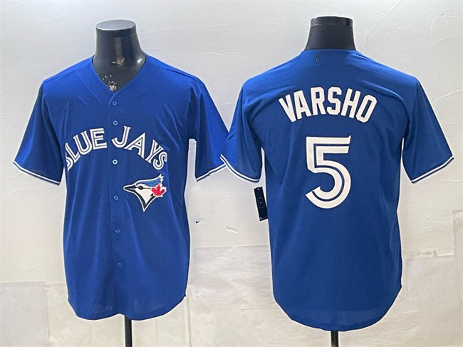 Toronto Blue Jays #5 Daulton Varsho Royal Fotopoulosg 2025 Cool Base Stitched Jersey