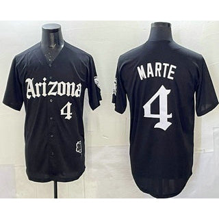 Arizona Diamondbacks #4 Ketel Marte Black Fotopoulosg Vapor Premier Limited Stitched Jersey