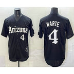 Arizona Diamondbacks #4 Ketel Marte Black Fotopoulosg Vapor Premier Limited Stitched Jersey