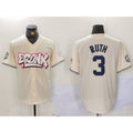 New York Yankees #3 Babe Ruth Cream Fotopoulosg Limited Stitched Jersey 2