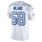 B.Bills #58 Matt Milano White Fotopoulosg 2025 Rivalries Collection Limited Jersey
