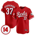 Cincinnati Reds #37 Tyler Stephenson Player Red Fotopoulosg Vapor Premier Limited Home Stitched Jerseys