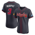 Atlanta Braves #3 Dale Murphy Player Navy Fotopoulosg 2025 Speedway Classic Limited Elite Home Game Stitched Jerseys