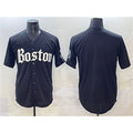Boston Red Sox Blank Black Fotopoulosg Gothic Vapor Limited Stitched Jersey
