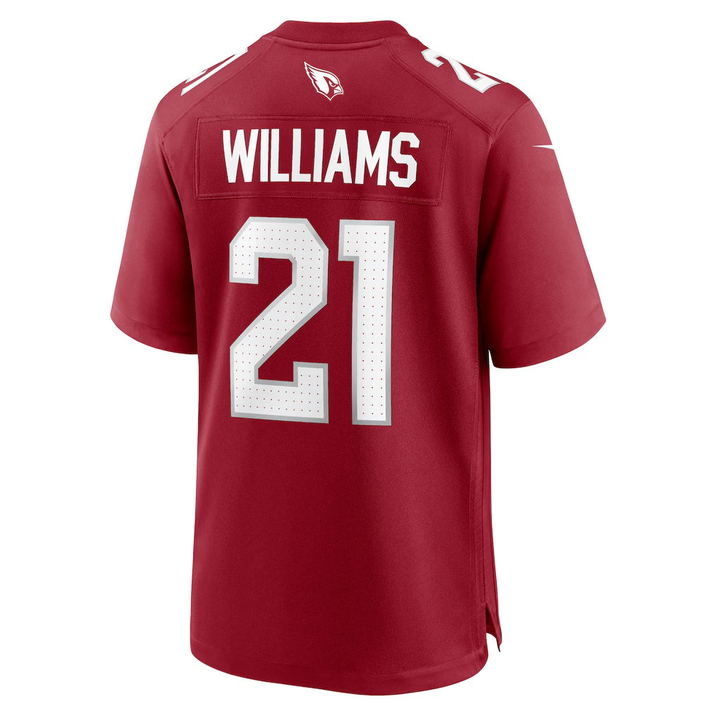 A.Cardinals #21 Garrett Williams Cardinal Fotopoulosg Game Jersey