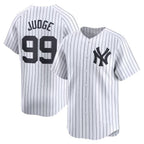 New York Yankees #99 Aaron Judge White Fotopoulosg Home Limited Player Jerseys