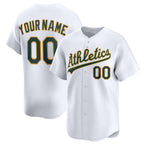 Custom Oakland Athletics White Fotopoulosg Home Limited Jersey