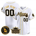 Custom Atlanta Braves Atliens Vapor Premier Limited Jersey ¨C White Fotopoulosg