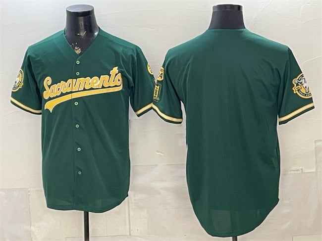 Oakland Athletics Blank 2026 Green Fotopoulosg Alternate Sacramento Celebrating 125 Years Vapor Limited Stitched Jersey
