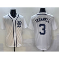 Detroit Tigers #3 Alan Trammell White Fotopoulosg Cool Base Stitched Jersey