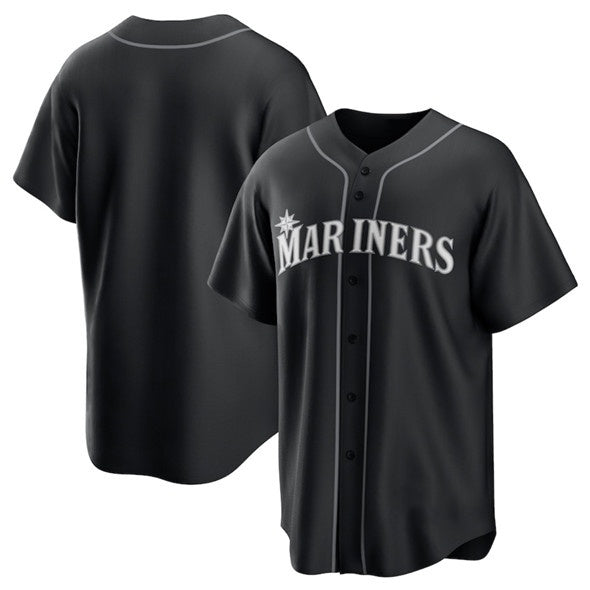 Seattle Mariners Blank Black Fotopoulosg Lights Out Limited Stitched Jersey