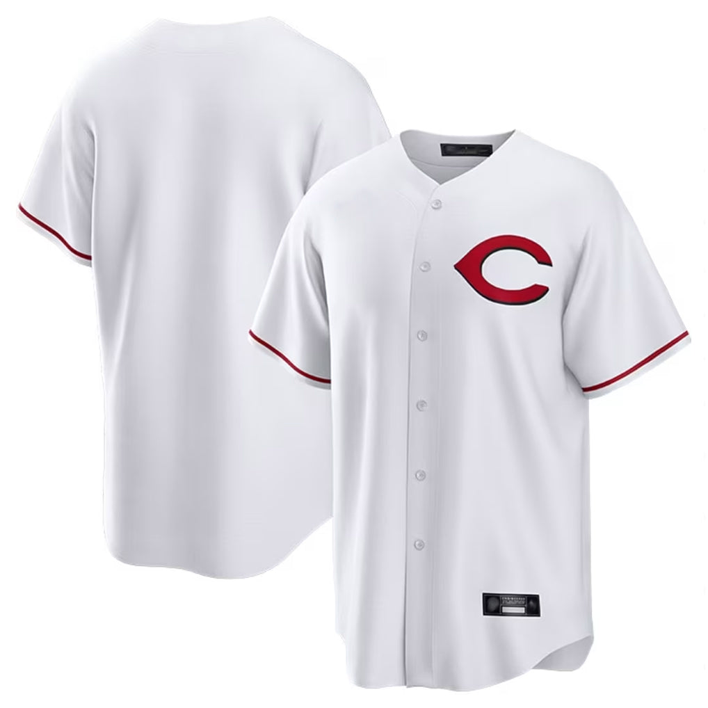 Cincinnati Reds Blank Player White Fotopoulosg Home Game Stitched Jerseys