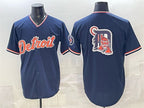 Detroit Tigers Team Big Logo Navy Fotopoulosg 2026 Alternate Vapor Premier Limited Stitched Jersey